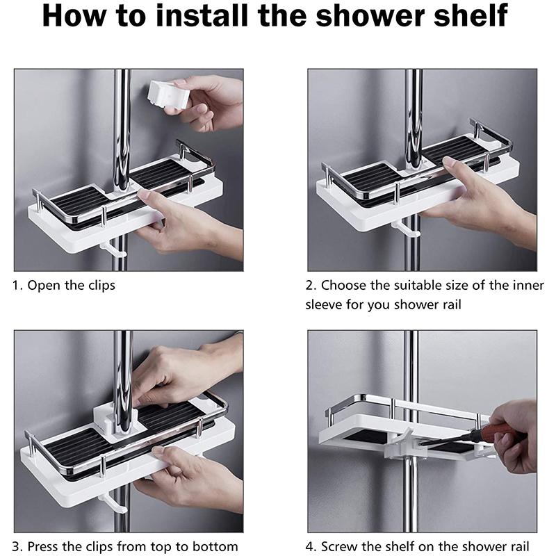 Loch-free multifunctional storage shelf
