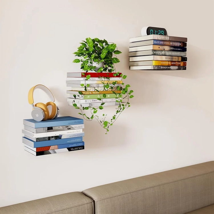 AeroShelf — Let your books magically float on the wall and make your rooms shine