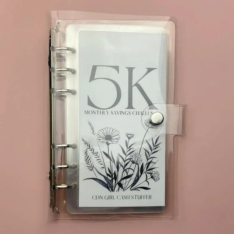 12-Month Envelopes Money-Saving Challenge Binder