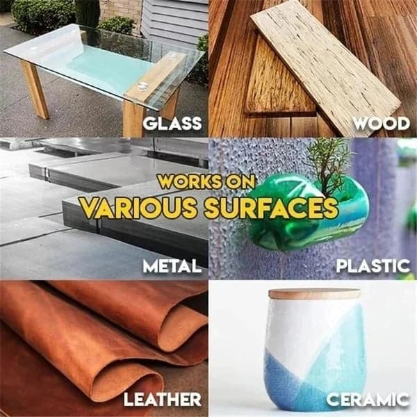 Multi-Purpose Strong Adhesive for Invisible Repairs