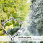 Zevolim| High pressure stainless steel ring multi nozzle – Efficient spray attachment for garden irrigation