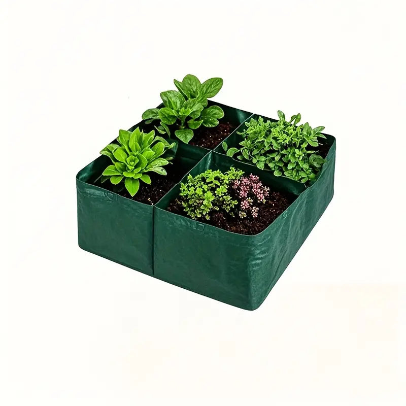 Zevolim| Planting bag with multiple compartments – Robust garden storage for plants and herbs