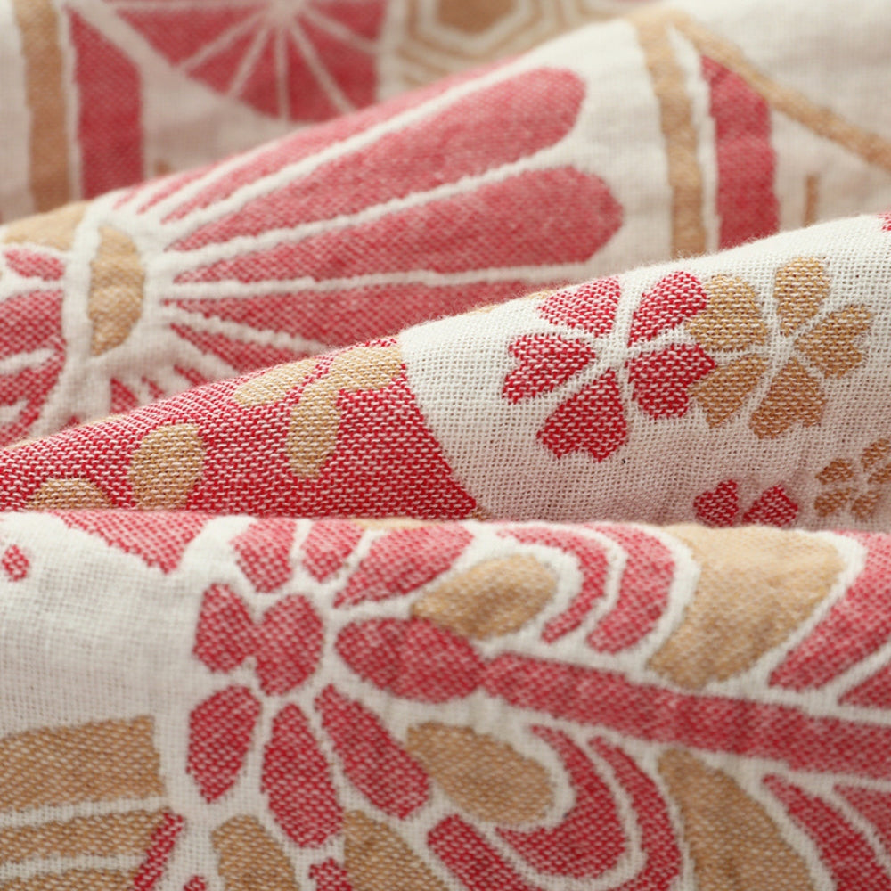 Zevolim| Joyful Haven Four-Layer Cotton Blanket