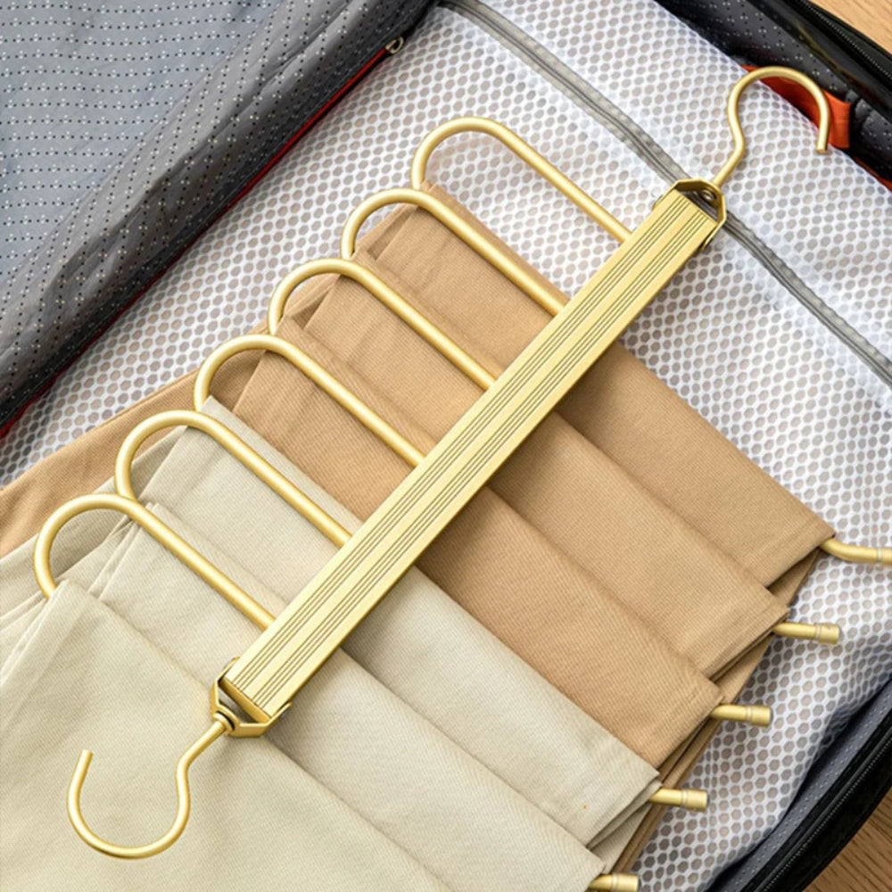 Regal Gold Space-Saving Trouser Hanger
