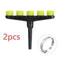 Zevolim| Multifunctional garden spray nozzle with 3 and 5 hole settings - for watering and garden care