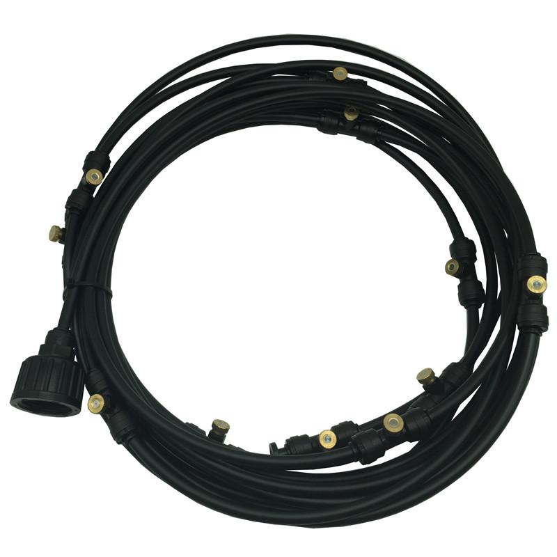 Zevolim| Spray irrigation system – Water hose with spray nozzles for refreshing cooling in the garden