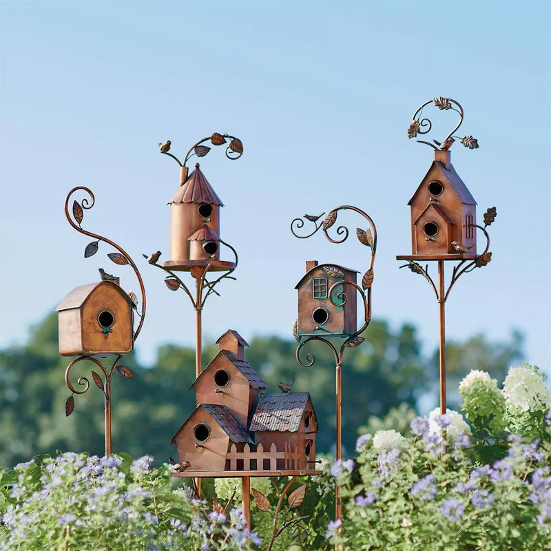 Zevolim| Birdhouse Garden Stakes