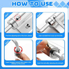 Adjustable automatic door closer