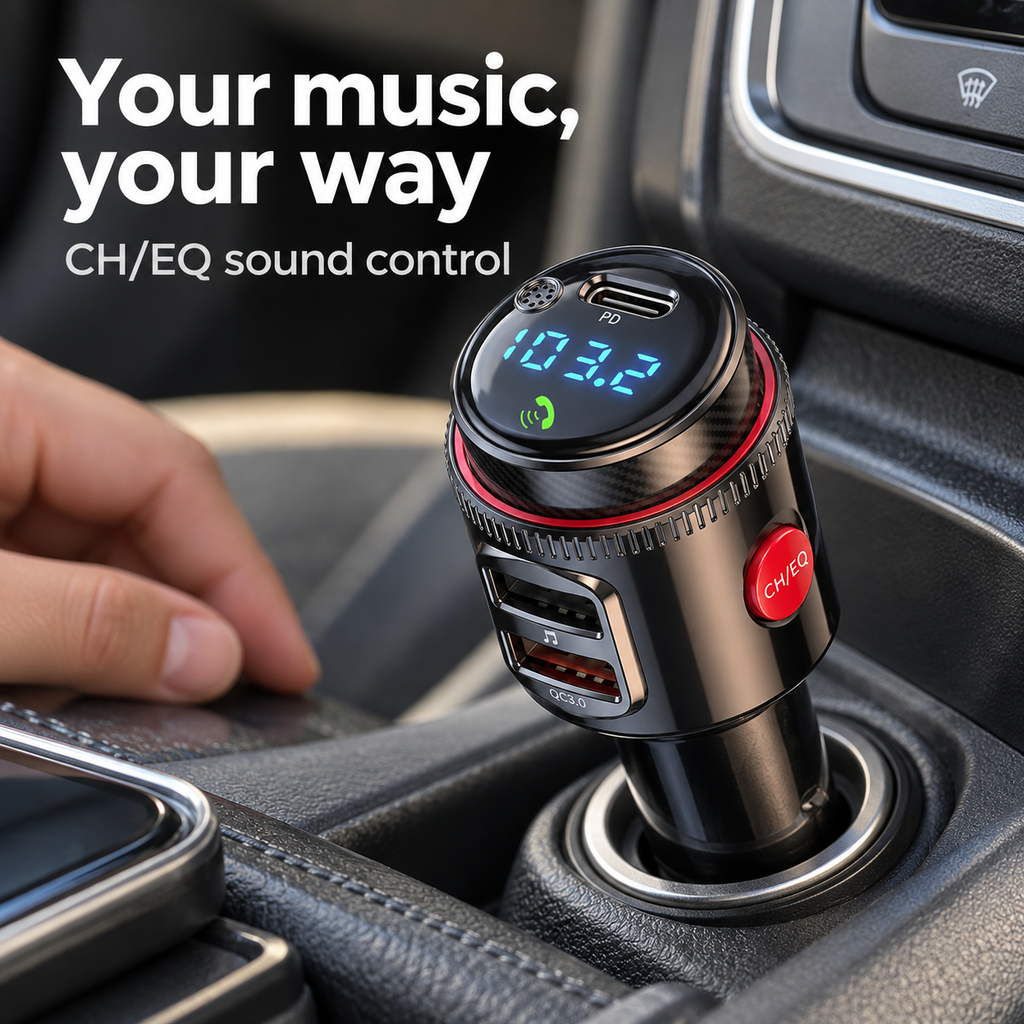 Multi-Port Smart Chip Car Fast Charger