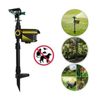 Zevolim| Solar Powered Motion Activated Sprinkler for Deer and Garden Pest Deterrent