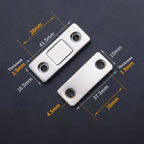 Ultra-thin Invisible Magnetic Door Stoppers