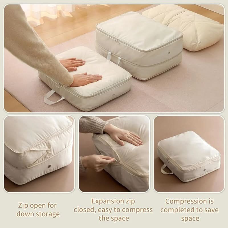 Compression Storage Bags for Clothes and Bedding, Reduces Volume up to 40%