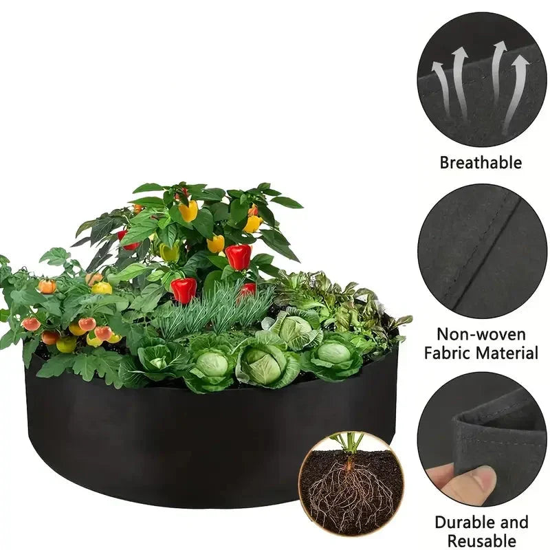 Zevolim| Round Plant Growth Bag – Garden Container for Easy Plant Growth