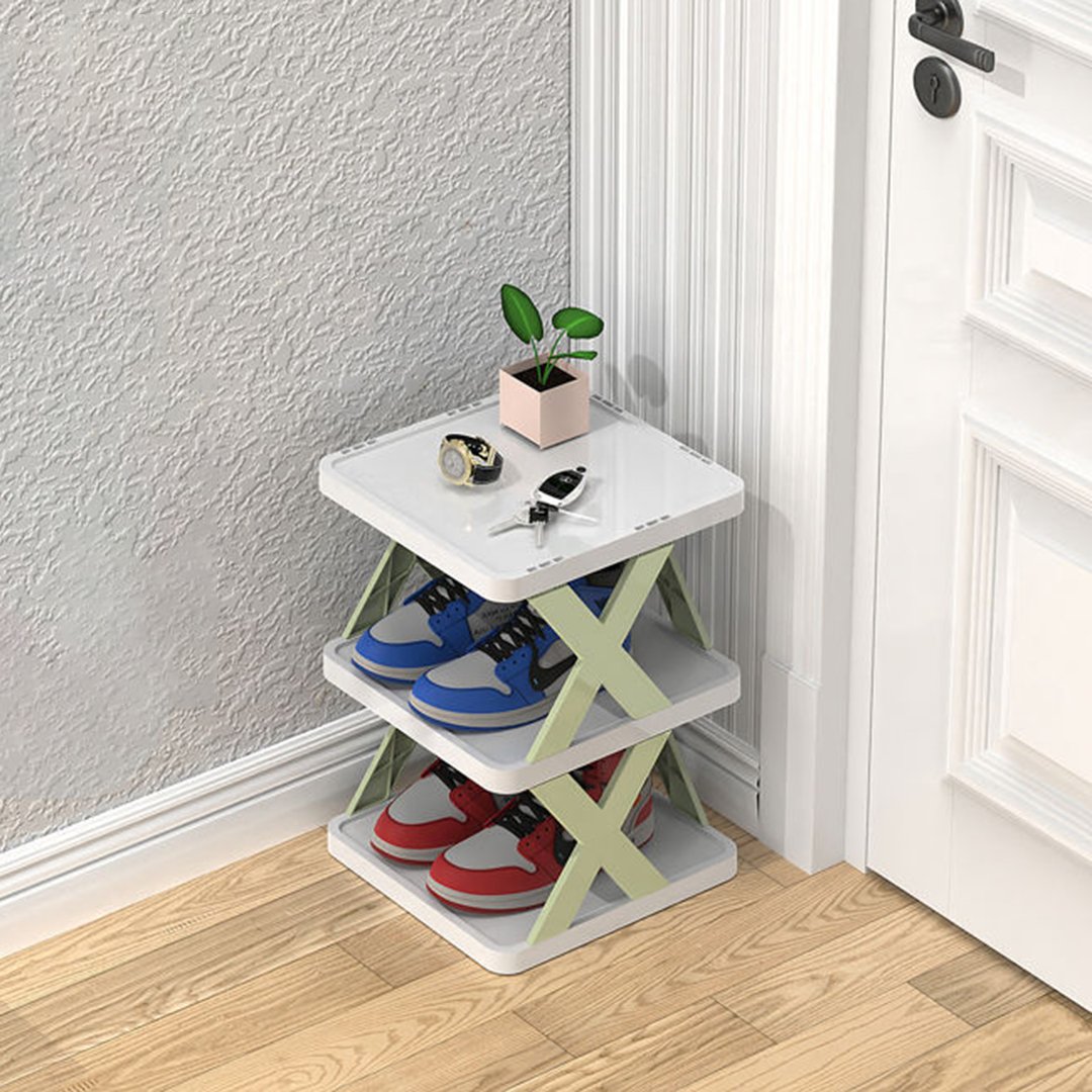 Shoe rack for storage