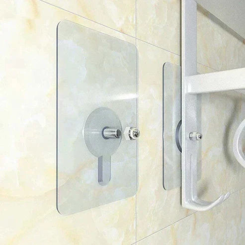 Self-adhesive wall hooks with thread | For secure hold and versatile use