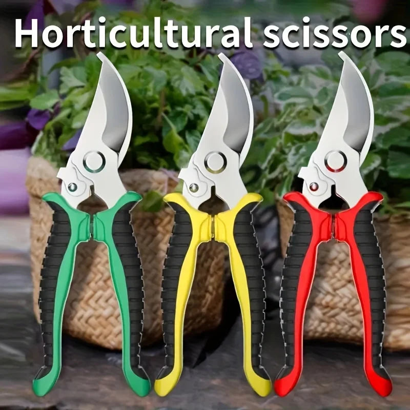 Zevolim| PrecisionCut Pruning Shears | Stainless Steel Garden Scissors for Trimming