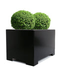 Alora Steel Rectangle Planter - Architectural Long Block (16 Guage Metal) Indoor / Outdoor Box (13" - 23" Long)
