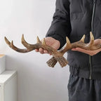 Vintage Antler Wall Hook Rustic Coat Rack