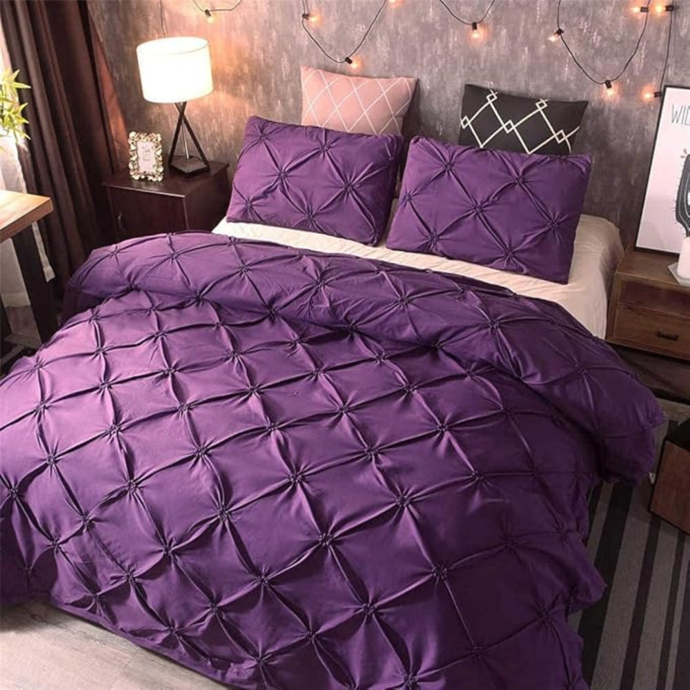 Zevolim| Amore Luxury Pinch Pleat Duvet Cover Set