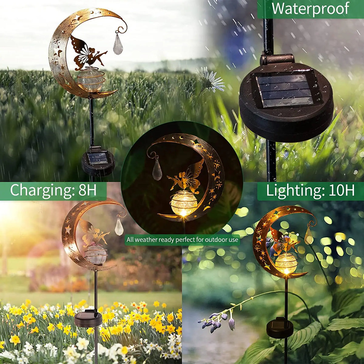 Zevolim| Moonlight Solar garden lamp