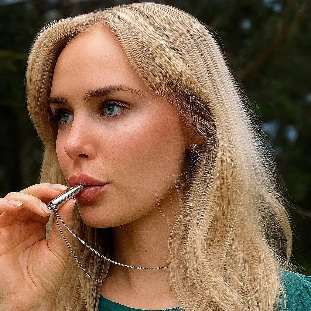 Zevolim | Breathing chain made of stainless steel – For quitting smoking & stress relief
