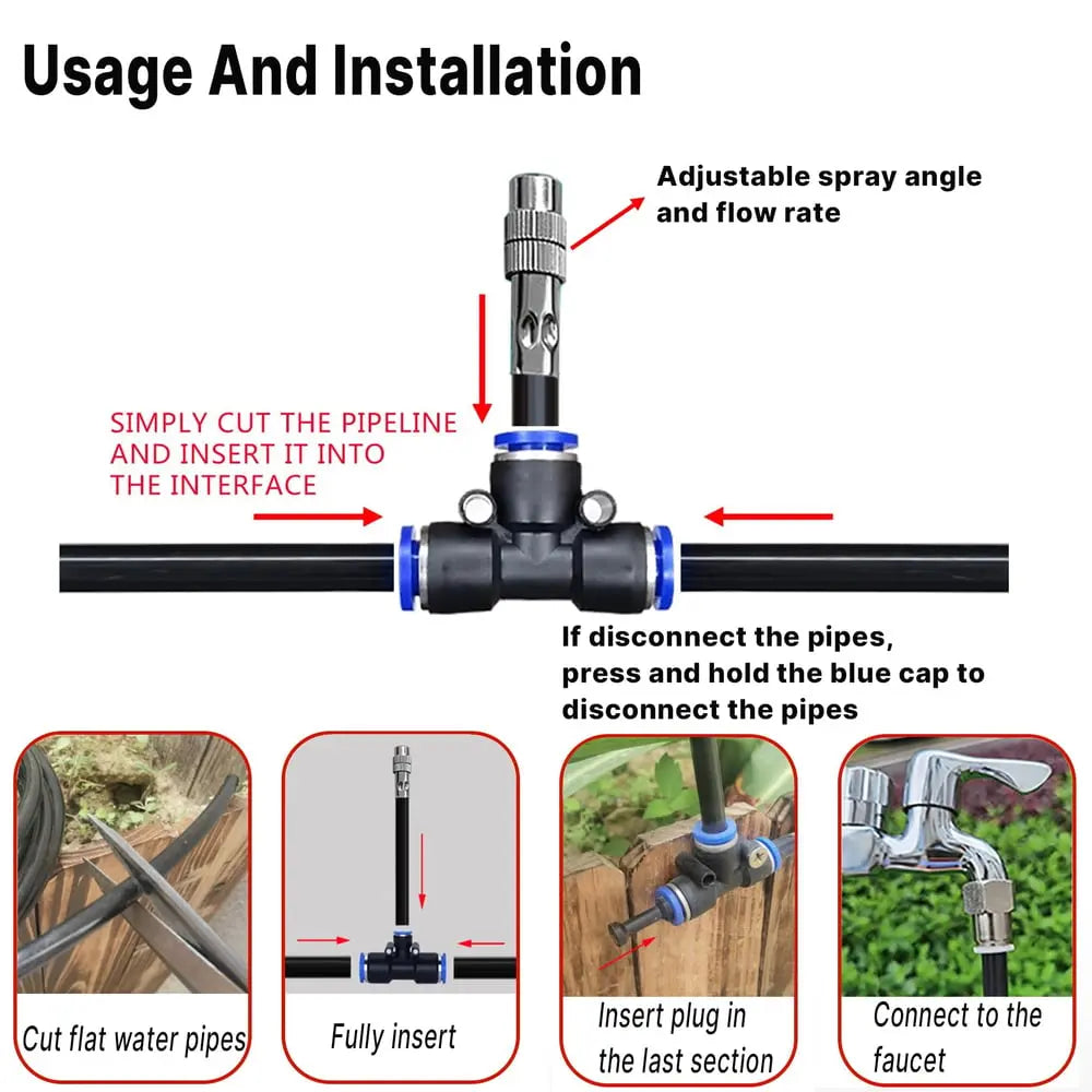 Zevolim| Automatic Irrigation System for Garden & Balcony – Saves Time & Water