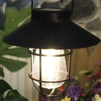 Modern Minimalist Solar Cylinder Hollow Out Iron Plastic LED Outdoor Light For Garden | Bowlift