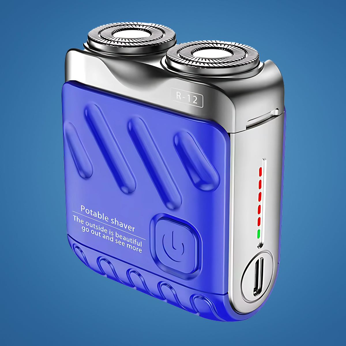 SmoothEdge | Rotary Electric Shaver – Dual-Ring Blades – Water-Resistant – Men's Grooming Zevolim