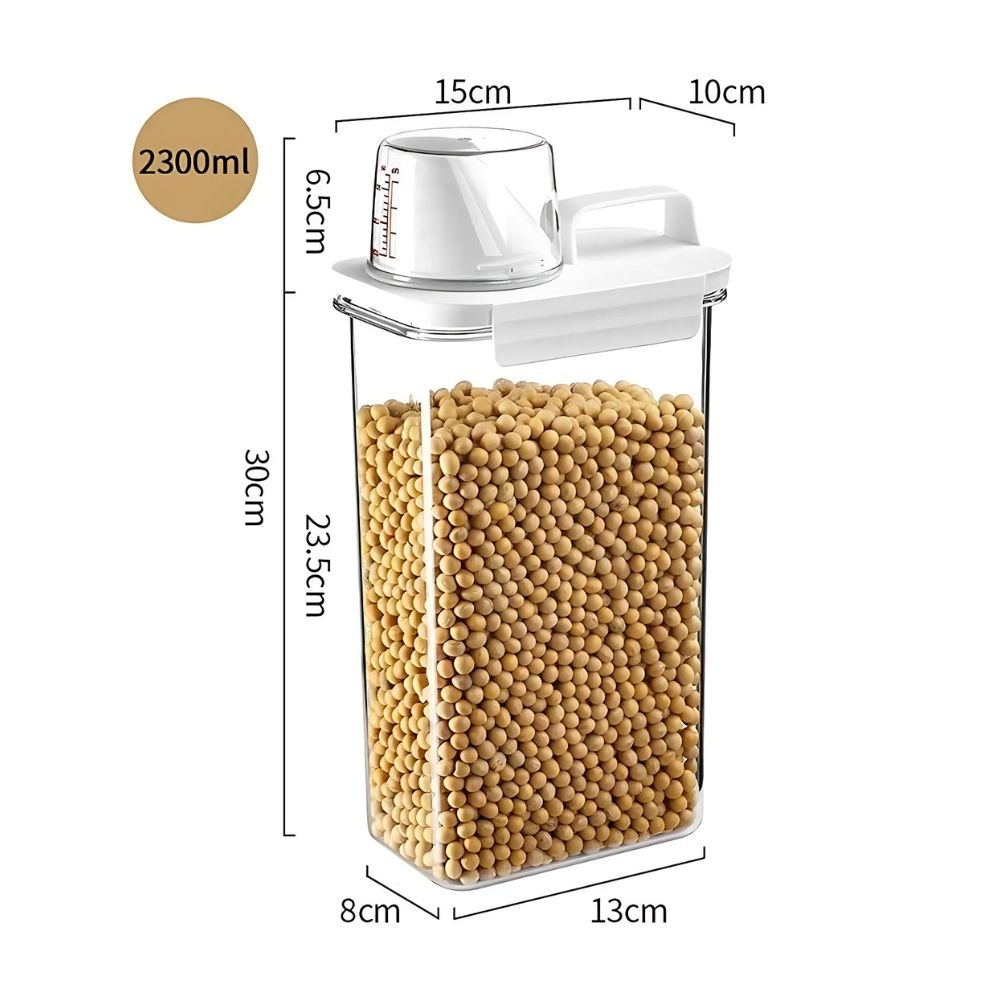 Clear Cereal and Grain Organizer