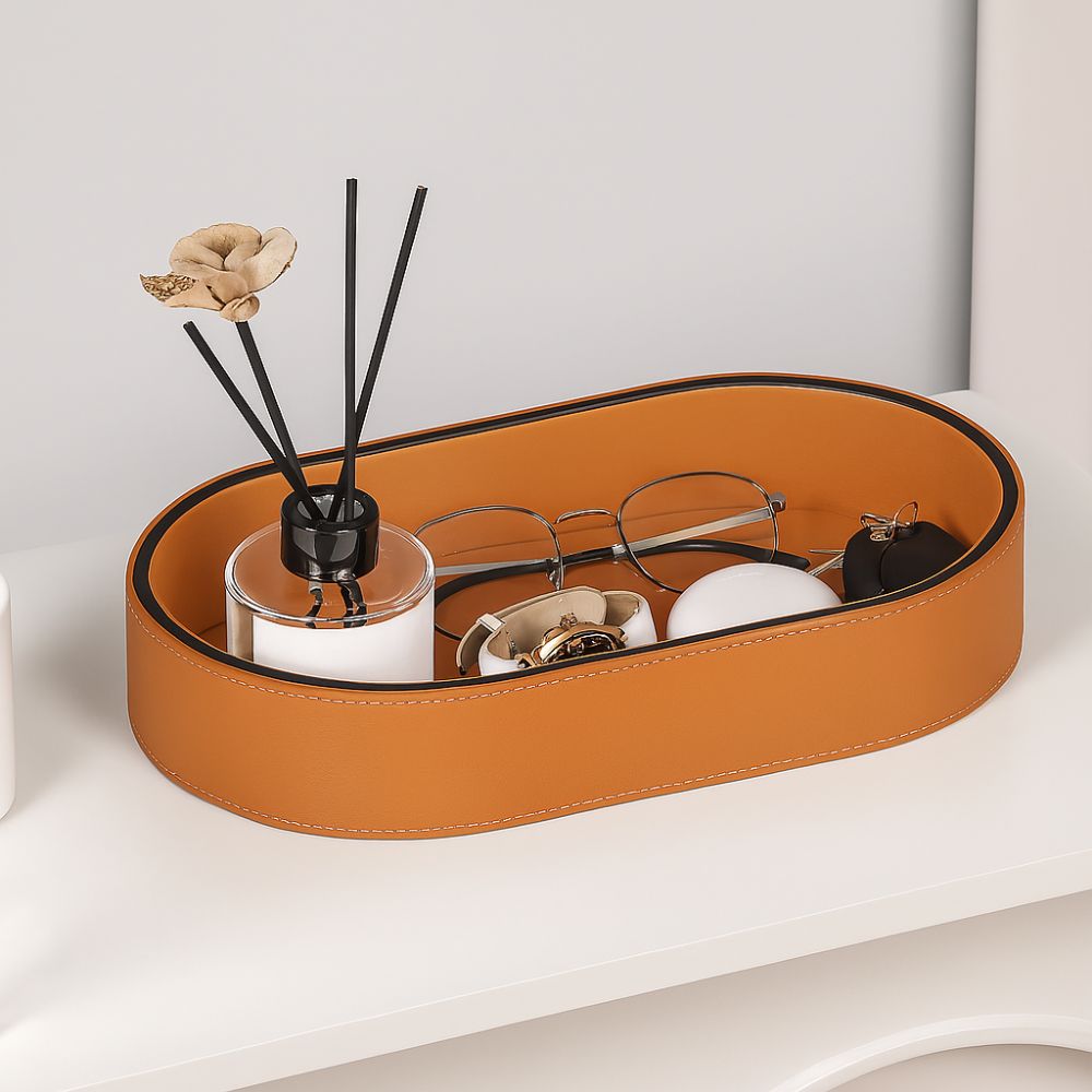 Capsule Leather Organiser Tray