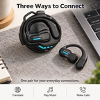 Futuristic Touch Control Bluetooth Earbuds