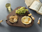 Ciocco Lazy Susan - Handcrafted Hardwood w/ 3 Stainless Steel Bowls