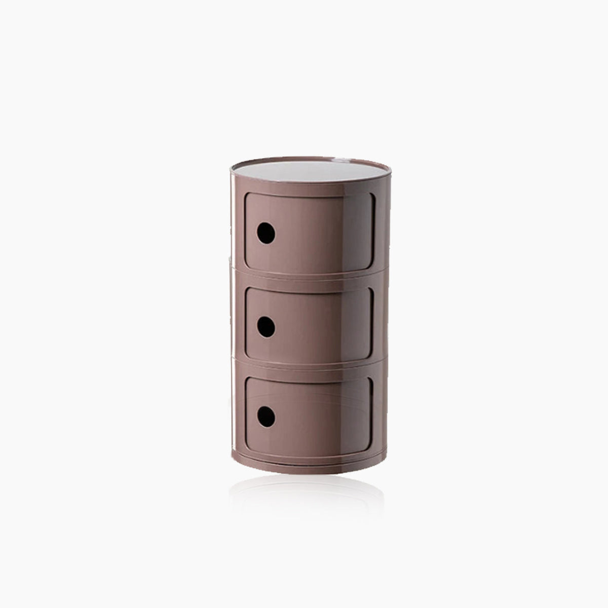 Vase-shaped Side Table with Storage Compartments