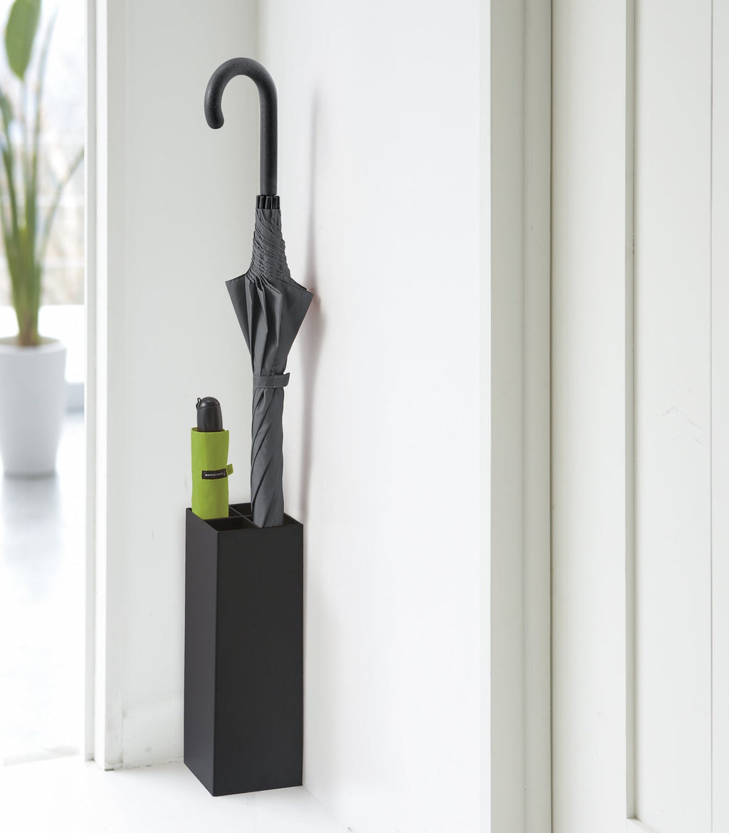 DryKeep – Narrow Steel Umbrella Stand with Drop Collection and Non-Slip Base