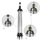 Zevolim| Redating Tripod Lawn Sprinkler – With Turbo Function & Cooling Spray Mist