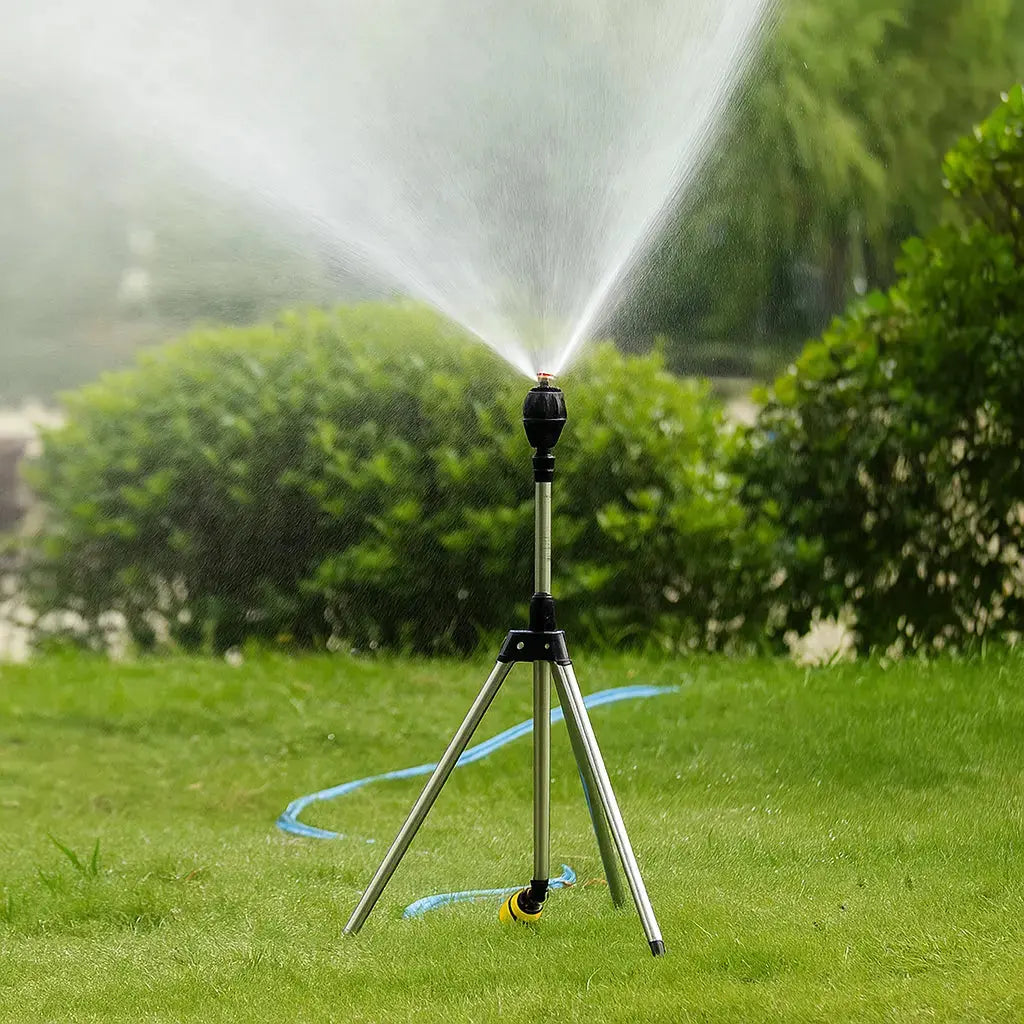 Zevolim| Redating Tripod Lawn Sprinkler – With Turbo Function & Cooling Spray Mist