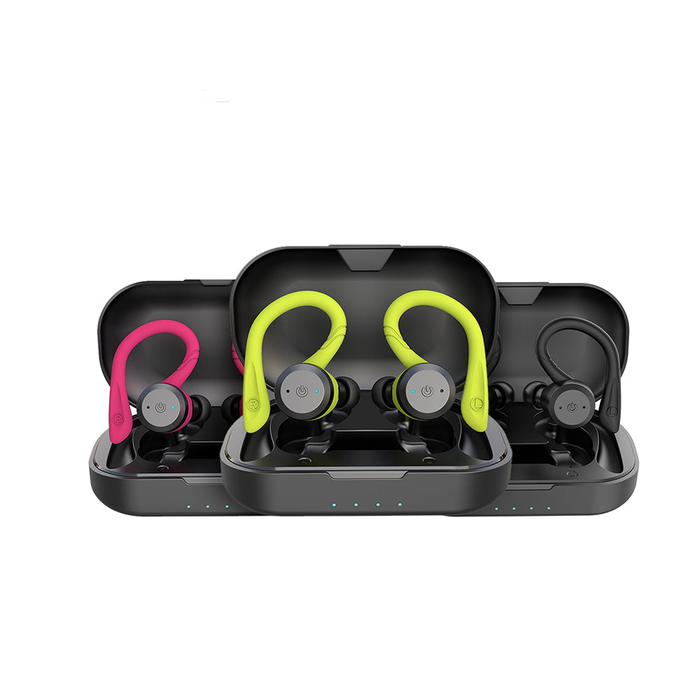 Zevolim | Vega Waterproof Wireless Sport Earbuds – 20 Hours Playtime | Bluetooth 5.0, IPX7 for Swimming & Fitness