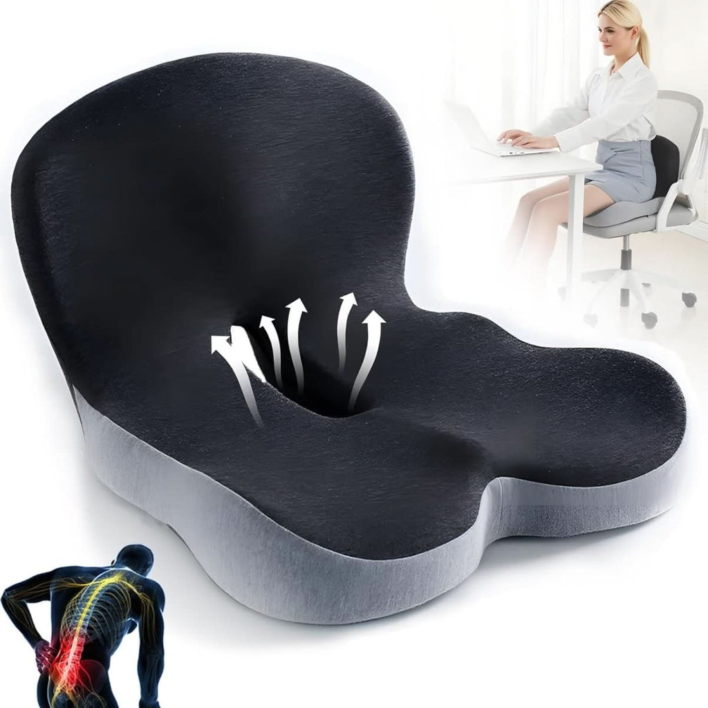 Zevolim | Ergonomic Seat Cushion with Lumbar Support