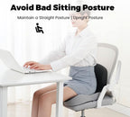 Zevolim | Ergonomic Seat Cushion with Lumbar Support