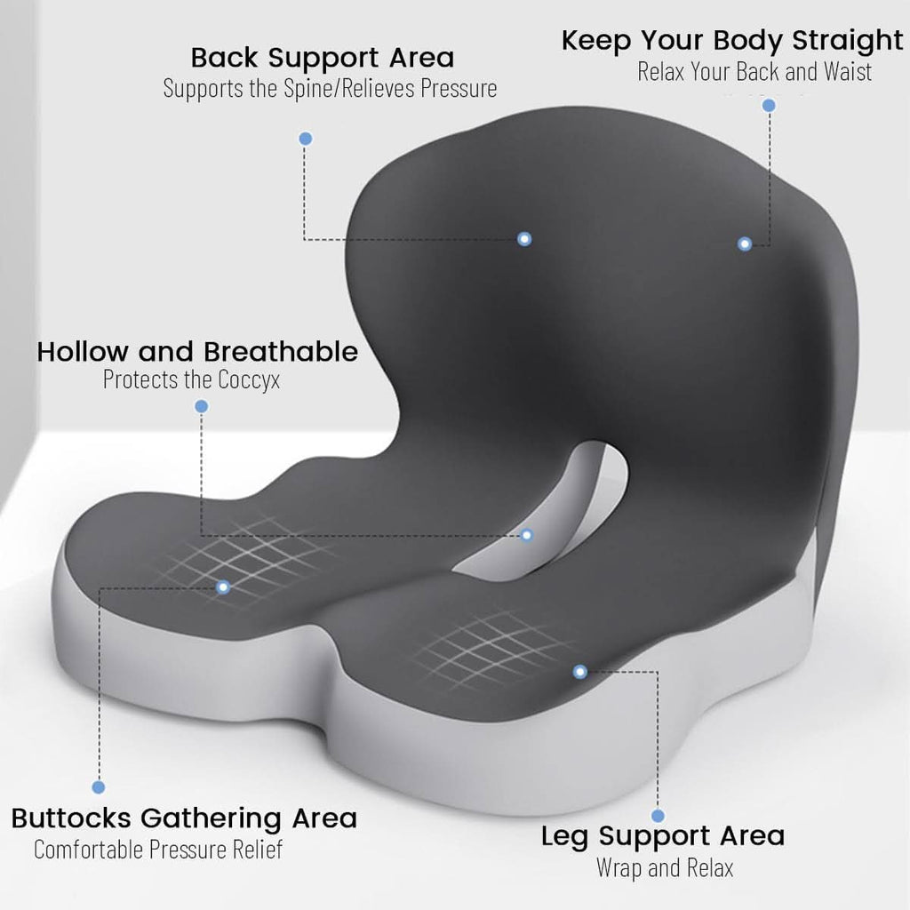Zevolim | Ergonomic Seat Cushion with Lumbar Support