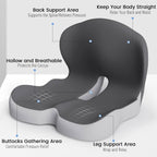 Zevolim | Ergonomic Seat Cushion with Lumbar Support