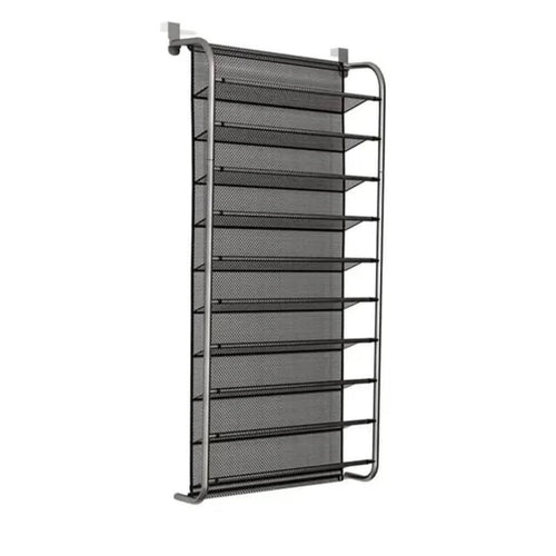 10 Tier Over The Door Shoe Rack Organizer