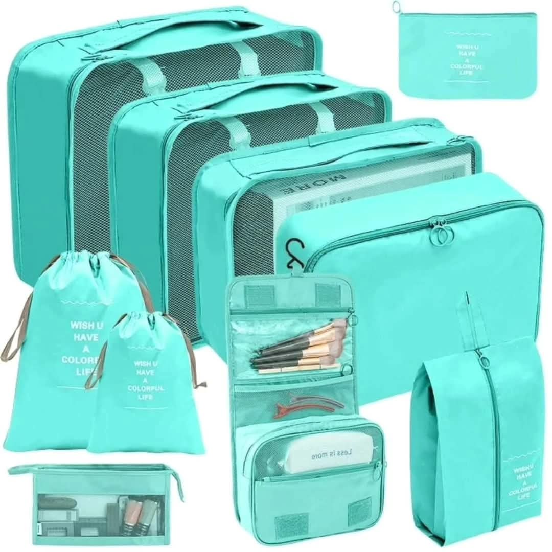 10 Piece Luggage Organizers
