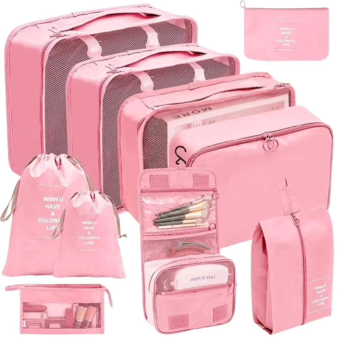 10 Piece Luggage Organizers