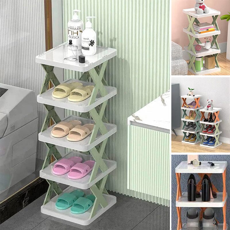 Foldable Multi-Layer Shoe Rack, Shoe Storage Organizer
