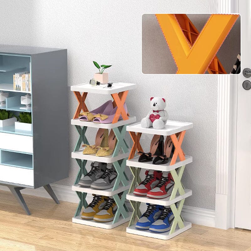 Foldable Multi-Layer Shoe Rack, Shoe Storage Organizer