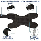FlexGuard Knee Pads | with Support Compression Springs and Tension Strap - for Stability - Pain Relief and Protection Zevolim
