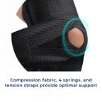 FlexGuard Knee Pads | with Support Compression Springs and Tension Strap - for Stability - Pain Relief and Protection Zevolim