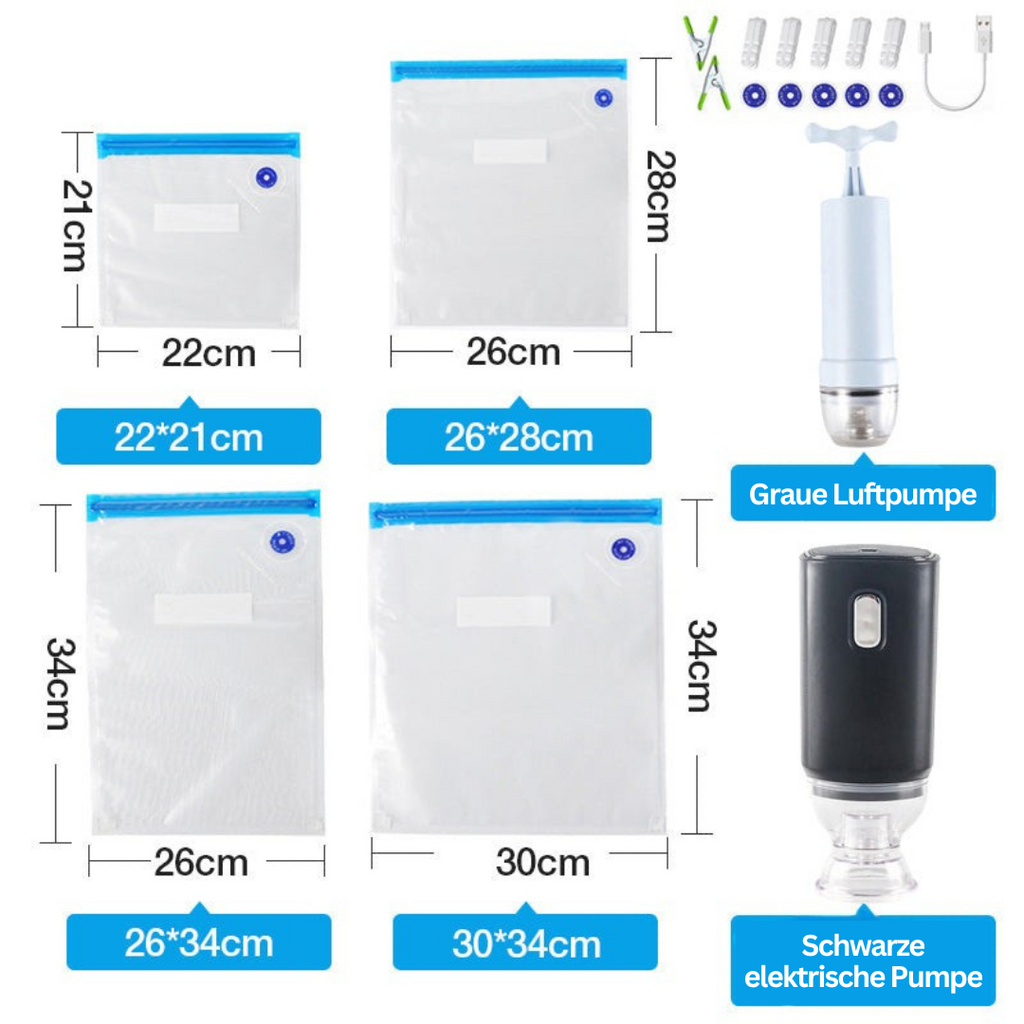 10 Reusable Vacuum Bags – FreshGuard
