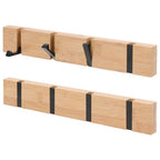 Functional Flip Wooden Wall Hook Rack